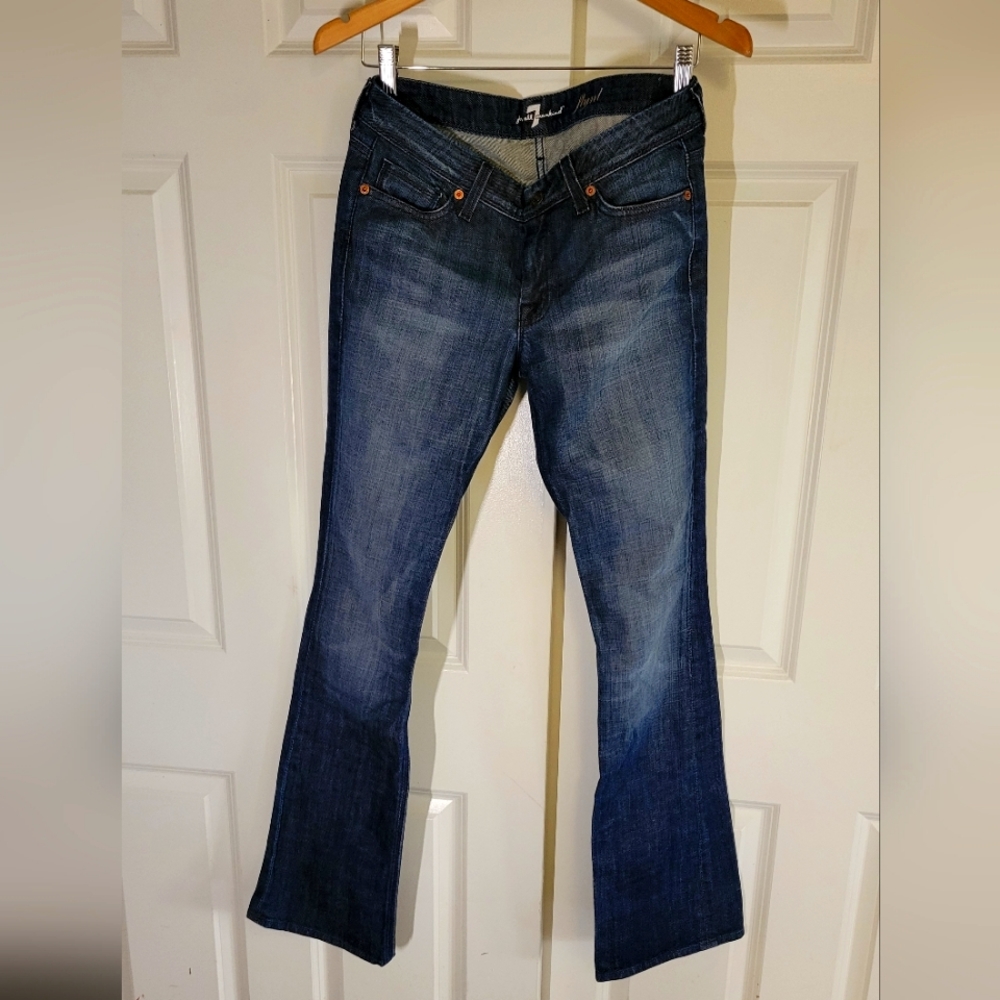 7 For All Mankind "Flynt" Dark Wash Jeans (Size 28)